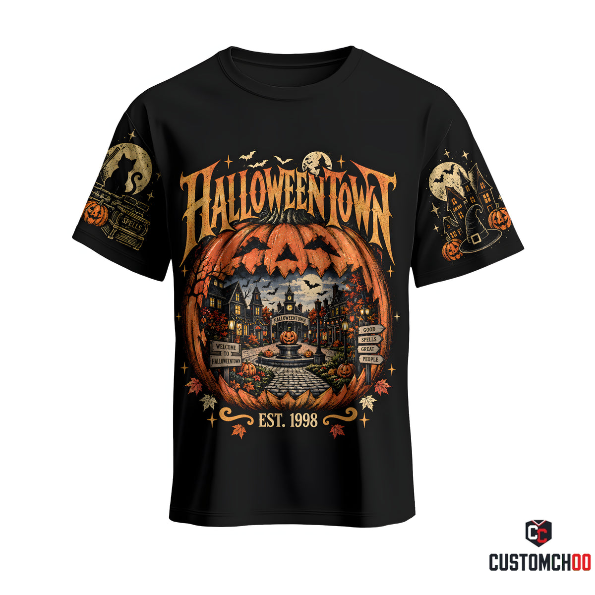 HalloweenTown Est 1998 Shirt — Vintage Halloween Movie Tee