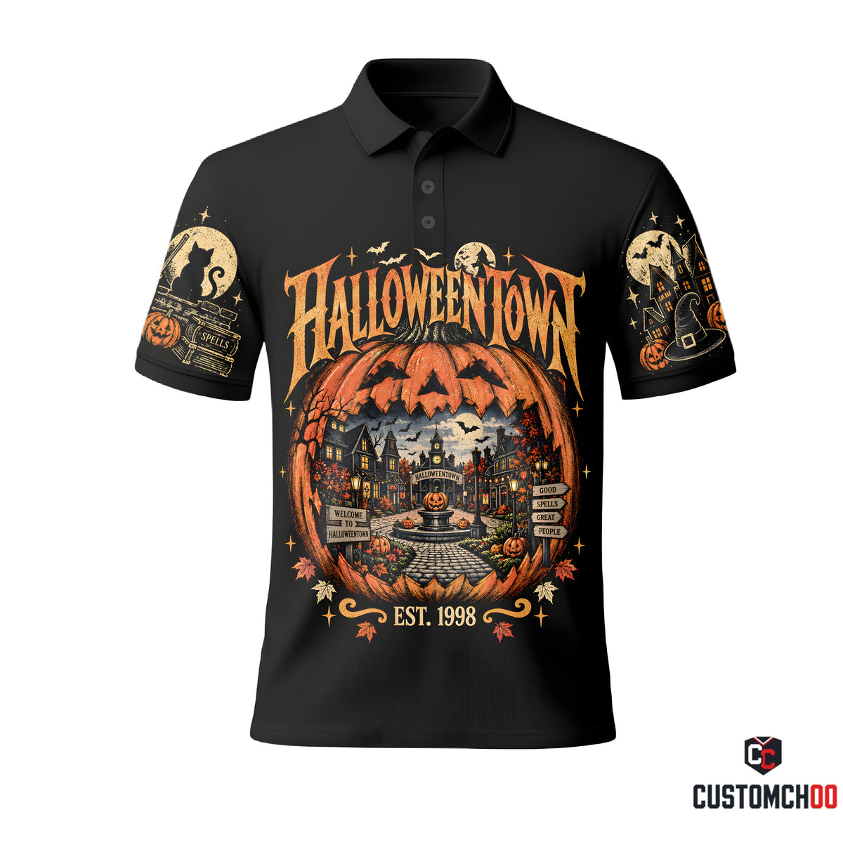 HalloweenTown Est 1998 Shirt — Vintage Halloween Movie Tee
