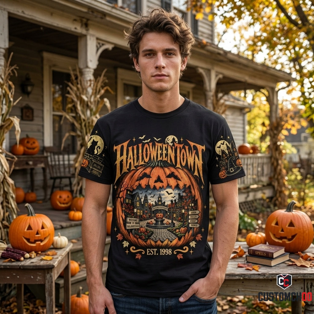 HalloweenTown Est 1998 Shirt — Vintage Halloween Movie Tee