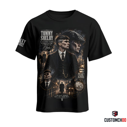 Limited Edition Tommy Shelby Vintage Gangster Graphic Apparel — Hoodie, Zip Hoodie, Sweatshirt & T-Shirt