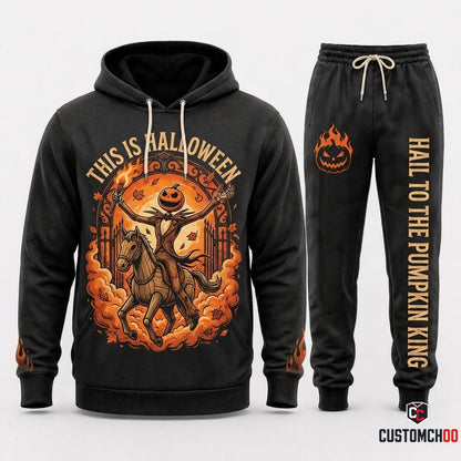 THIS IS HALLOWEEN - The Nightmare Before Christmas Spooky Hoodie & Pants Set - Vintage Halloween Streetwear