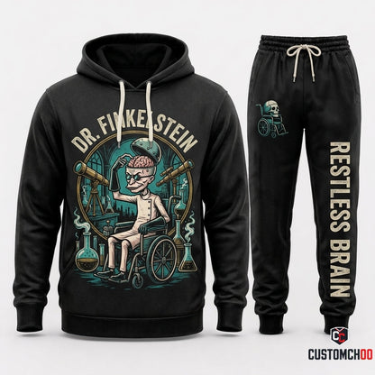 DR. FINKELSTEIN - The Nightmare Before Christmas Spooky Hoodie & Pants Set - Vintage Halloween Streetwear