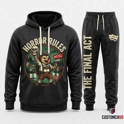 HORROR RULES - Toy Story of Terror Spooky Halloween Hoodie & Pants Set - Vintage Cartoon Streetwear