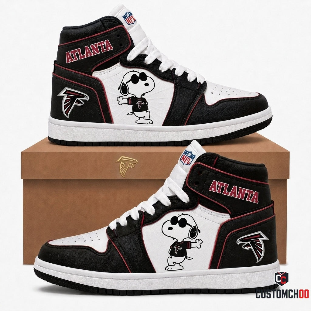 Atlanta Falcons - Snoopy NFL 32-Team Fan Sneakers | All 32 Football Teams Available