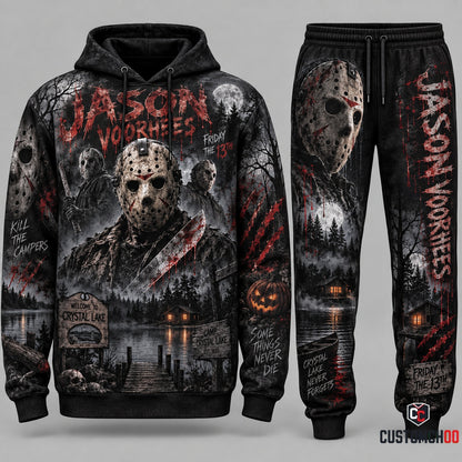 Limited Edition Scary Movie Fan Set — Hoodie & Sweatpants Horror Gift