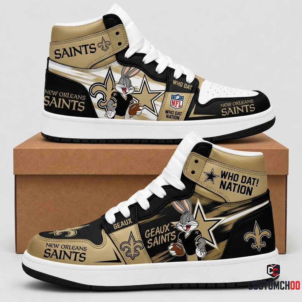 Bug Bunny NFL 32-Team Fan Sneakers | All 32 Football Teams Available