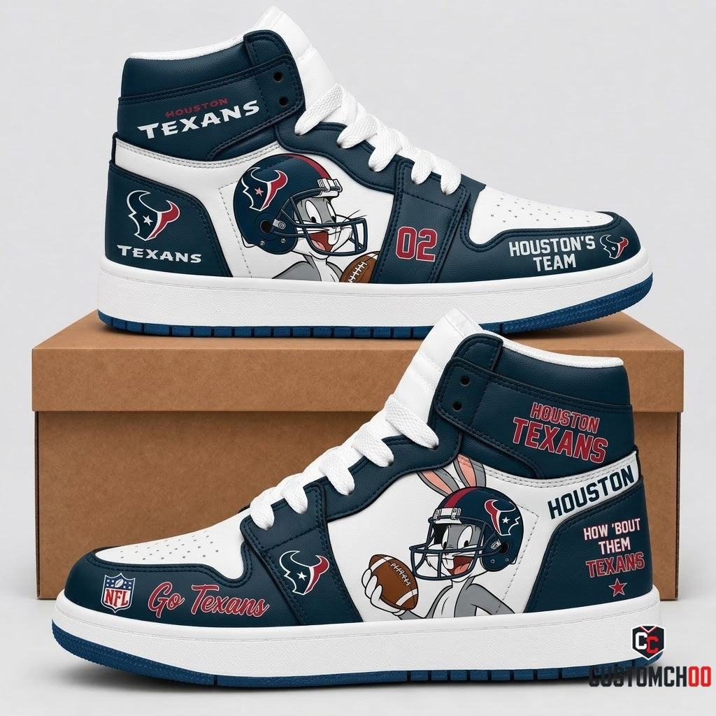Bug Bunny NFL 32-Team Fan Sneakers | All 32 Football Teams Available