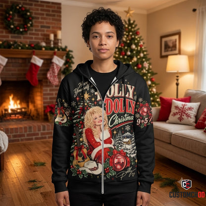 Holly Dolly Christmas Shirt — Dolly Parton Holiday Graphic Tee