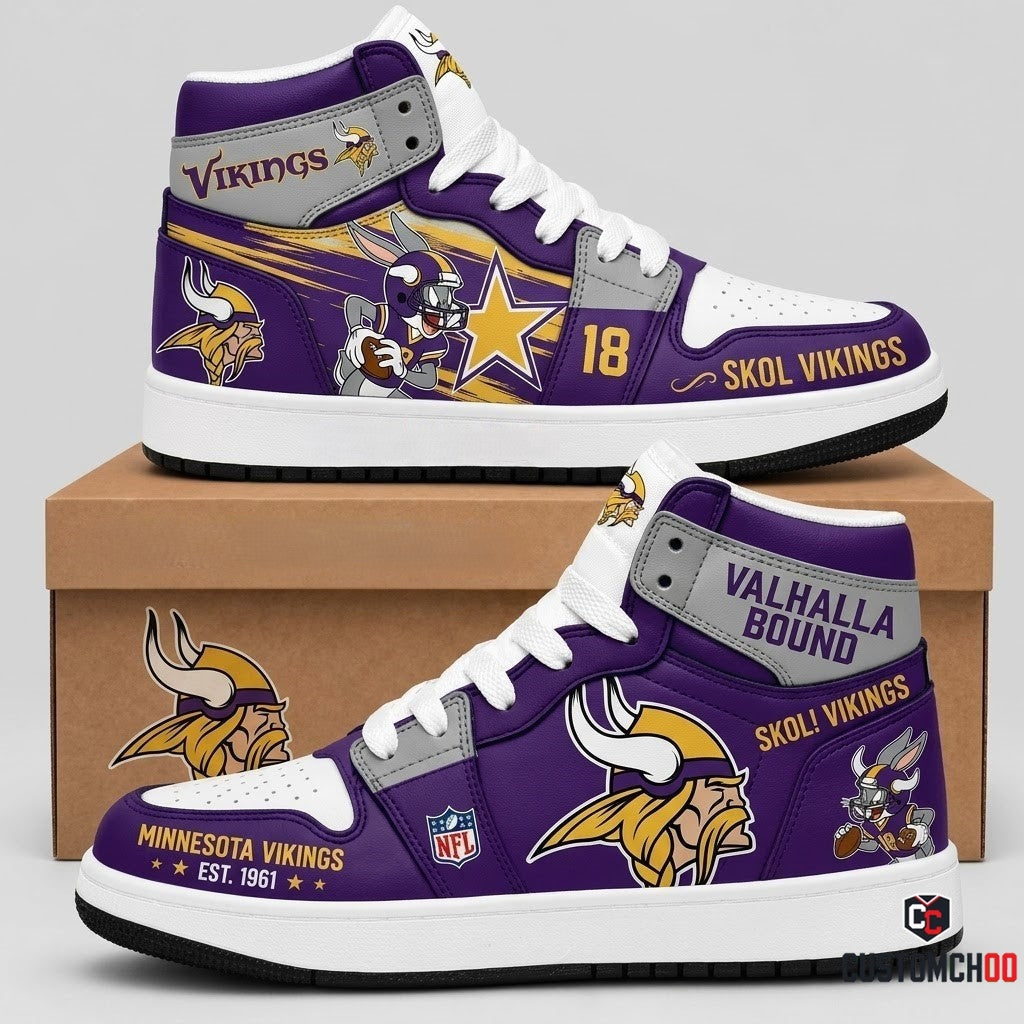 Bug Bunny NFL 32-Team Fan Sneakers | All 32 Football Teams Available