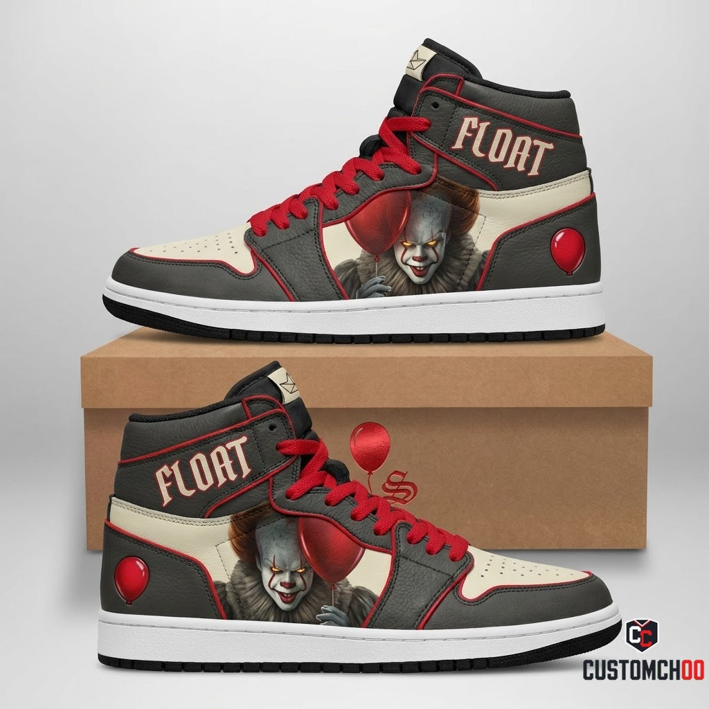 Pennywise - Horror Slashers Solo Vintage Canvas High Top Sneakers (vintage horror slasher canvas high top sneakers)