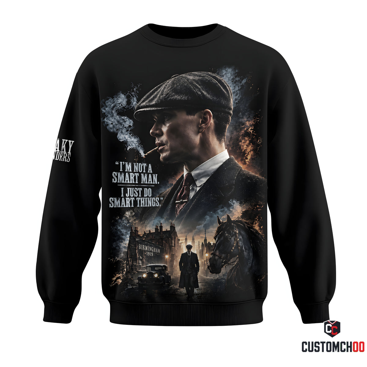 Limited Edition Smart Man Vintage Gangster Graphic Apparel — Hoodie, Zip Hoodie, Sweatshirt & T-Shirt