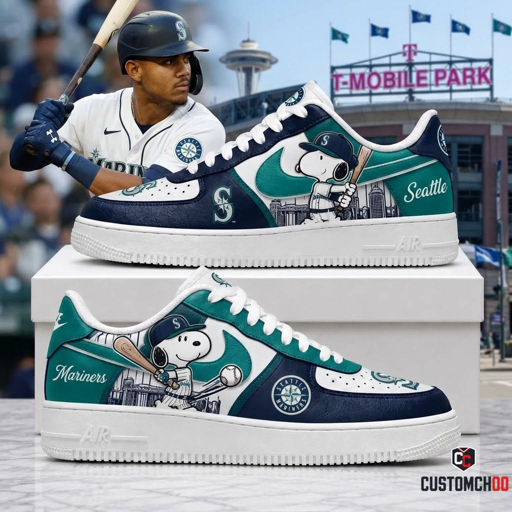 MLB Snoopy Fan Sneakers | Baseball Team Shoes Gift