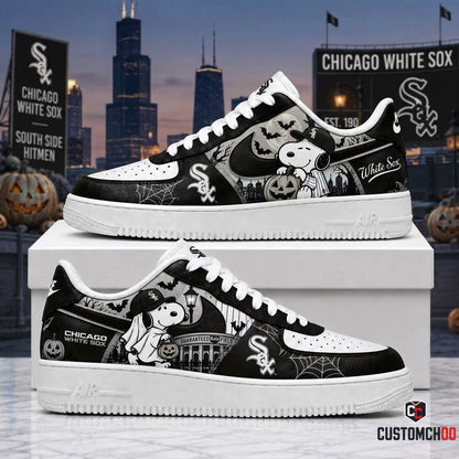 Halloween Edition - MLB Snoopy Fan Sneakers | Baseball Team Shoes Gift