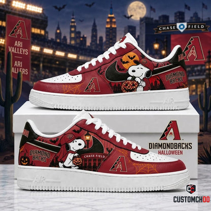 Halloween Edition - MLB Snoopy Fan Sneakers | Baseball Team Shoes Gift