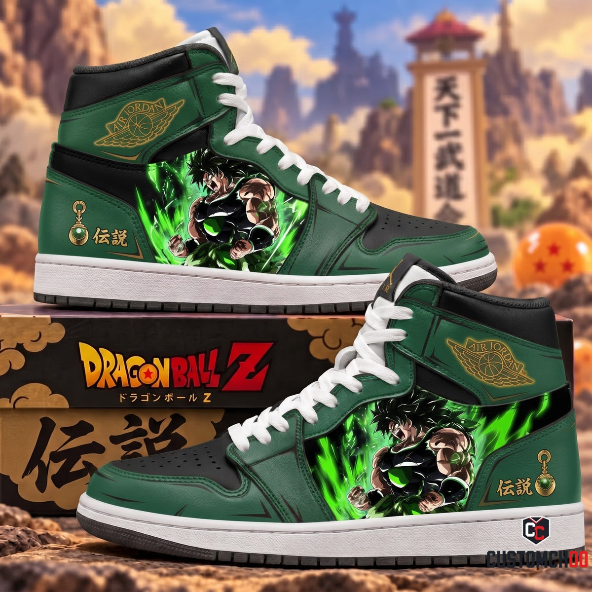 Limited Edition Broly Fan Shoes — Anime High Top Sneaker Gift