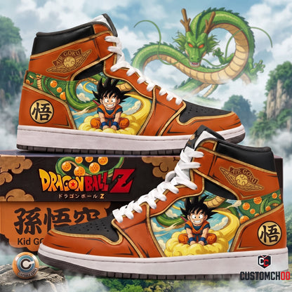 Limited Edition Son Goku Fan Shoes — Anime High Top Sneaker Gift