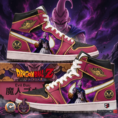 Limited Edition Majin Buu Fan Shoes — Anime High Top Sneaker Gift