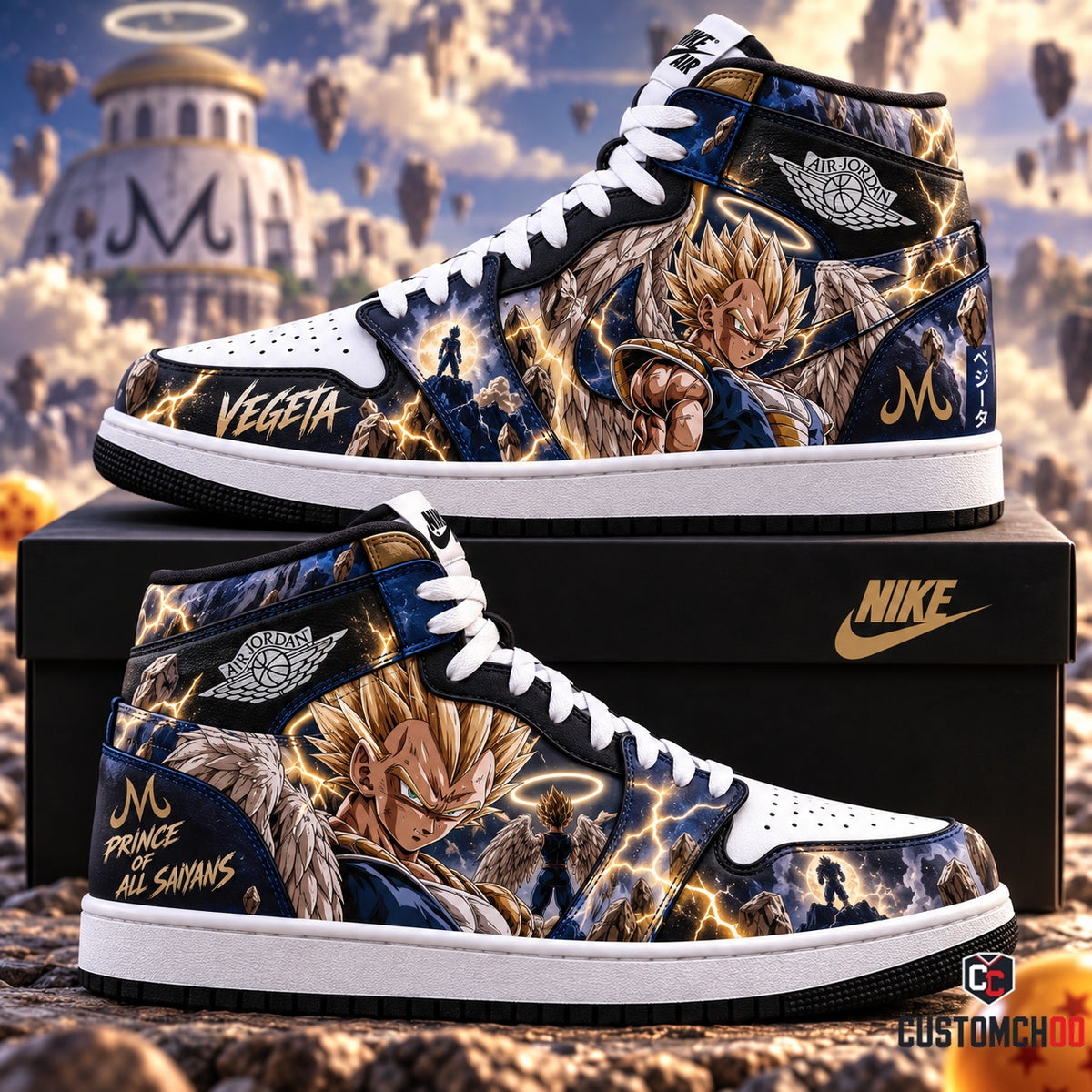 DBL Vegeta Fan Shoes — Anime High Sneaker Gift