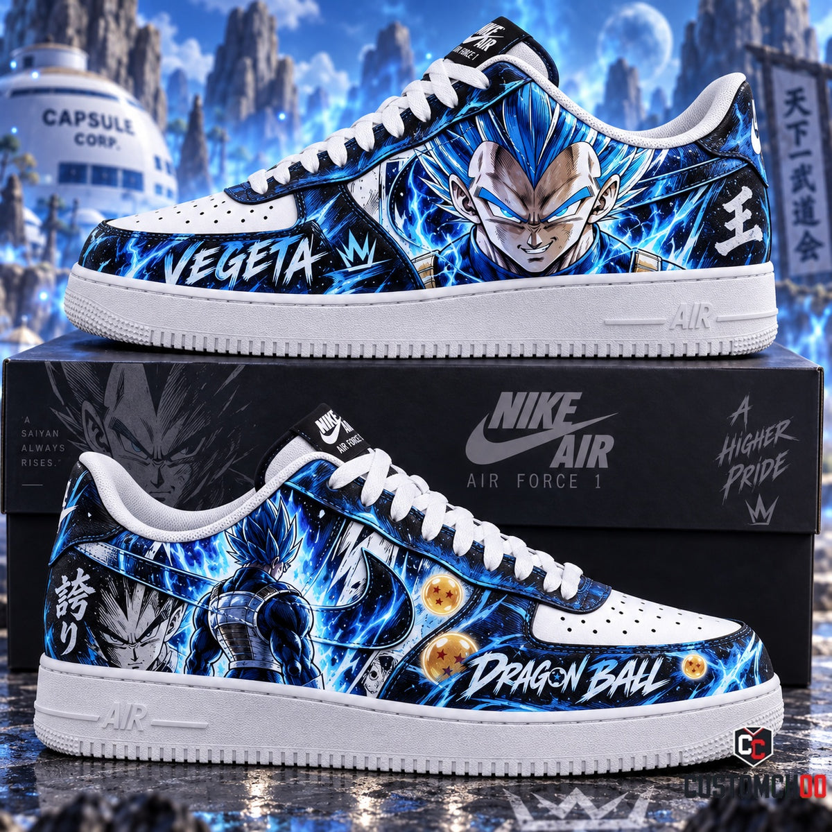 Dragon Ball Vegeta Multi-form Fan Shoes — Anime Sneaker Gift
