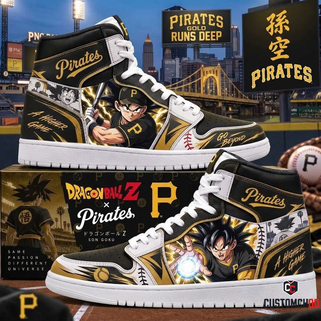 Son Goku x MLB Baseball Fan High Top Sneakers | All 30 Teams Available