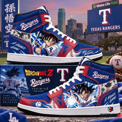 Son Goku x MLB Baseball Fan High Top Sneakers | All 30 Teams Available