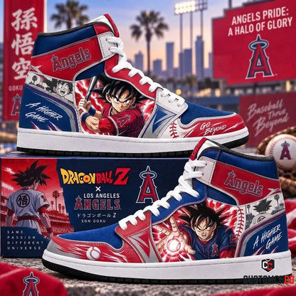 Son Goku x MLB Baseball Fan High Top Sneakers | All 30 Teams Available