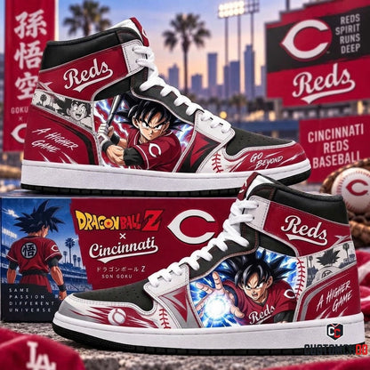 Son Goku x MLB Baseball Fan High Top Sneakers | All 30 Teams Available