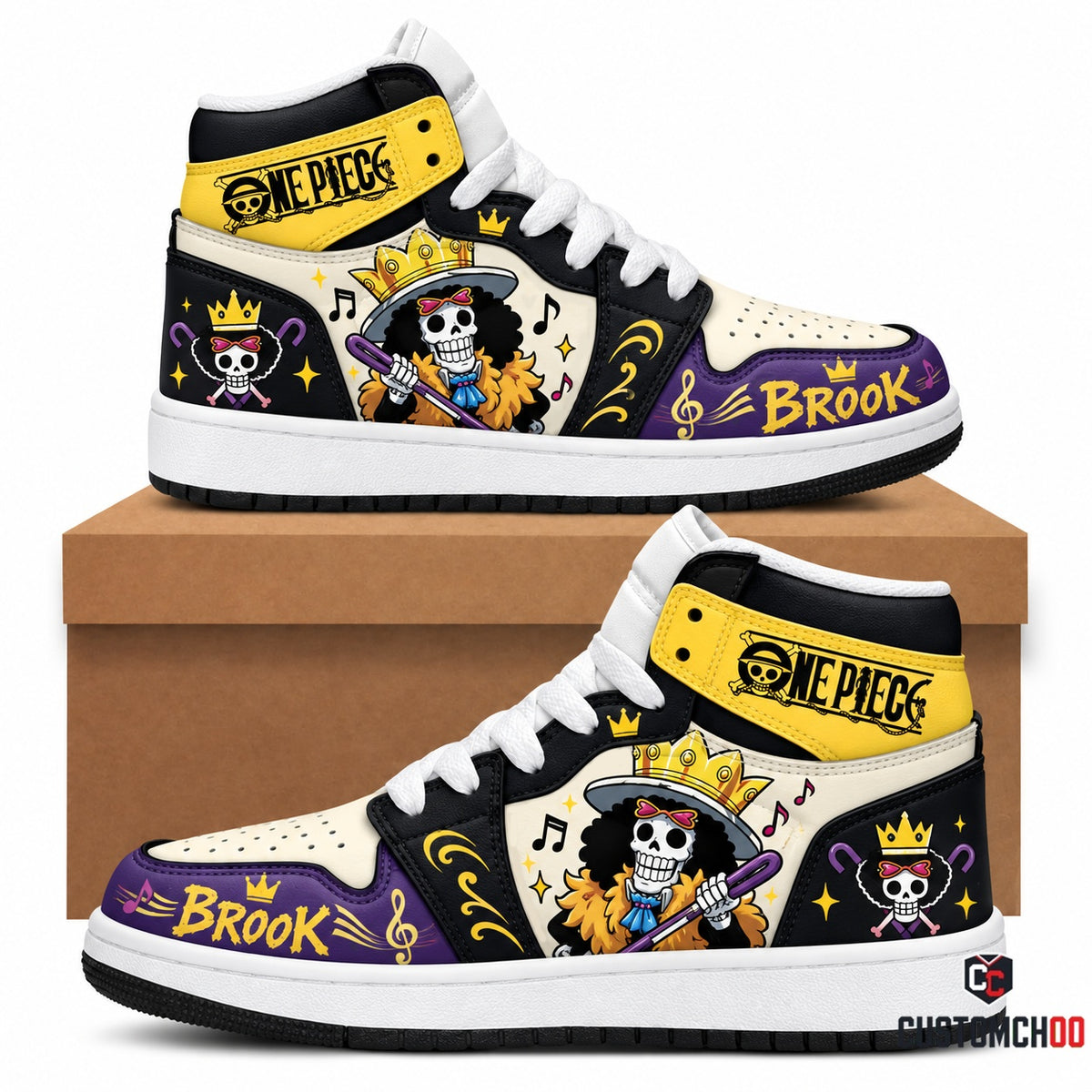 Limited Edition One Piece Squad Fan Shoes — Anime High Top Sneaker Gift
