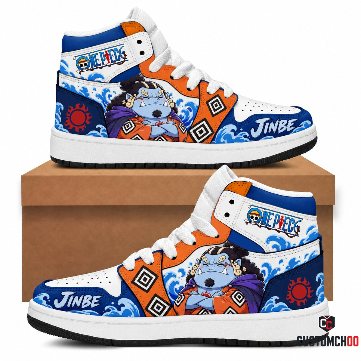 Limited Edition One Piece Squad Fan Shoes — Anime High Top Sneaker Gift