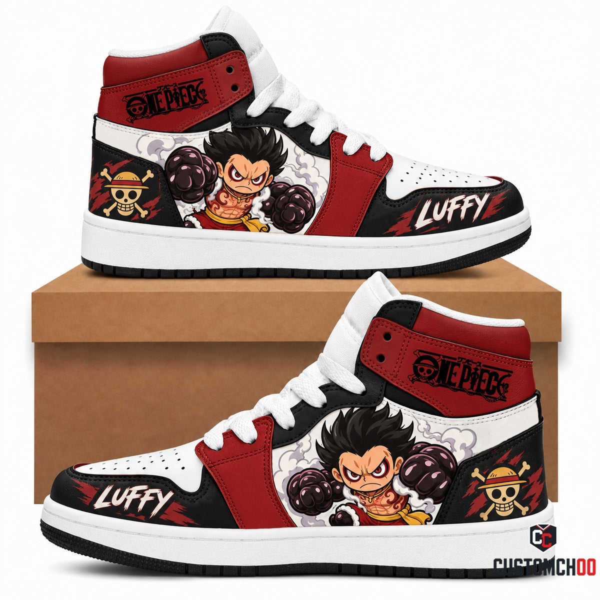 Limited Edition One Piece Squad Fan Shoes — Anime High Top Sneaker Gift