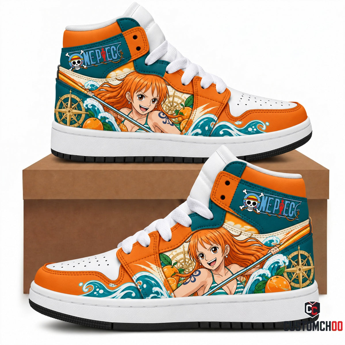 Limited Edition One Piece Squad Fan Shoes — Anime High Top Sneaker Gift