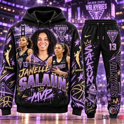 MVP Golden State Valkyries Women’s Basketball Fan Set — Hoodie & Sweatpants | WNBA Champions